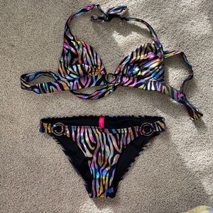 Victoria’s Secret multi-colored bikini